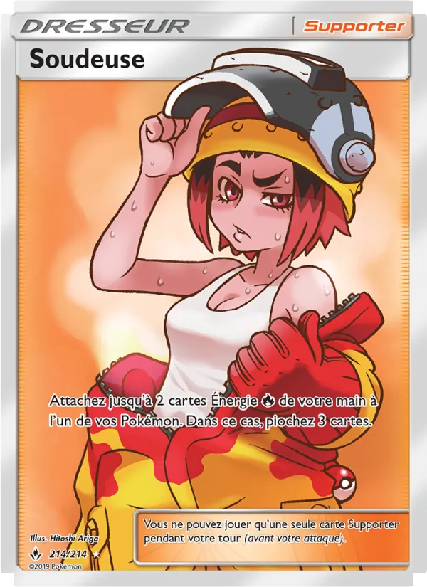 Carte Pokémon Soudeuse de l'extension Alliance Infaillible