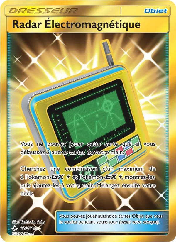 Carte Pokémon Radar Électromagnétique de l'extension Alliance Infaillible