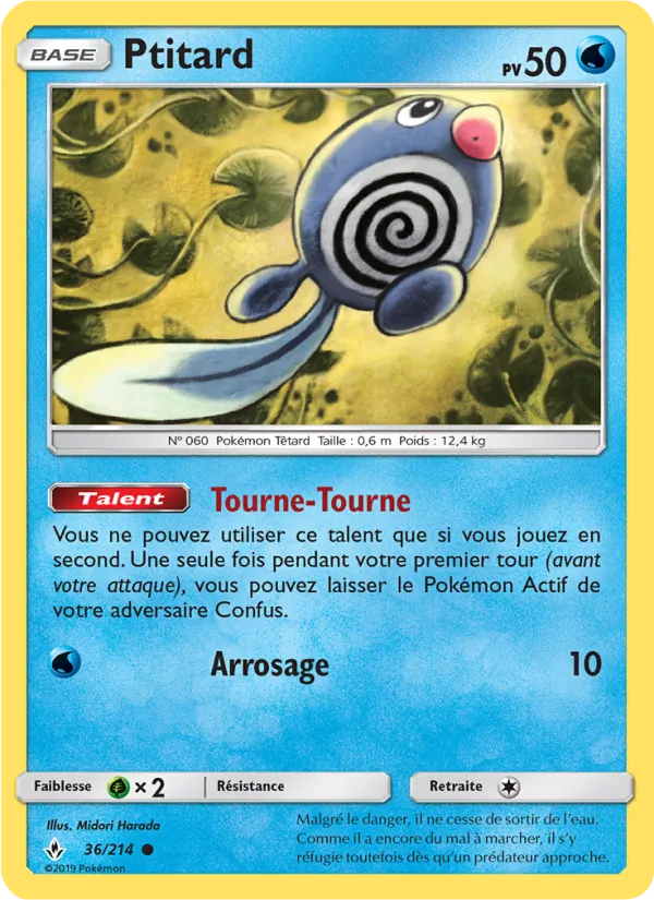 Carte Pokémon Ptitard de l'extension Alliance Infaillible