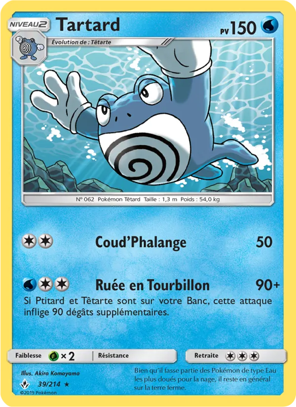 Carte Pokémon Tartard de l'extension Alliance Infaillible
