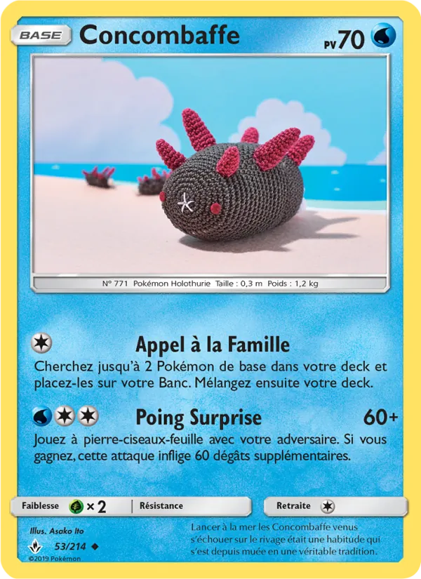 Carte Pokémon Concombaffe de l'extension Alliance Infaillible