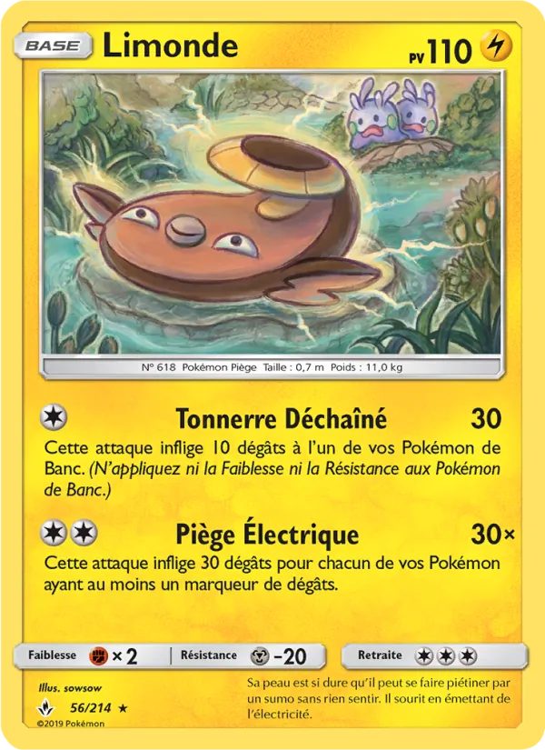 Carte Pokémon Limonde de l'extension Alliance Infaillible