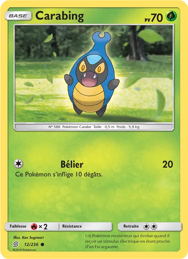 Carte Pokémon Carabing de l'extension Harmonie des Esprits