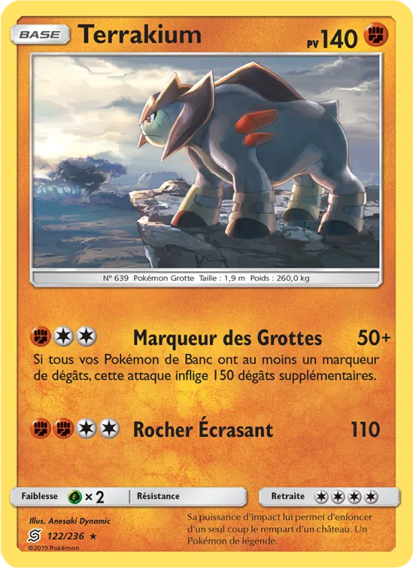 Carte Pokémon Terrakium de l'extension Harmonie des Esprits