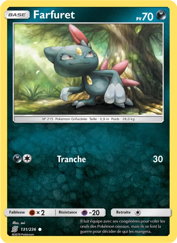 Carte Pokémon Farfuret de l'extension Harmonie des Esprits