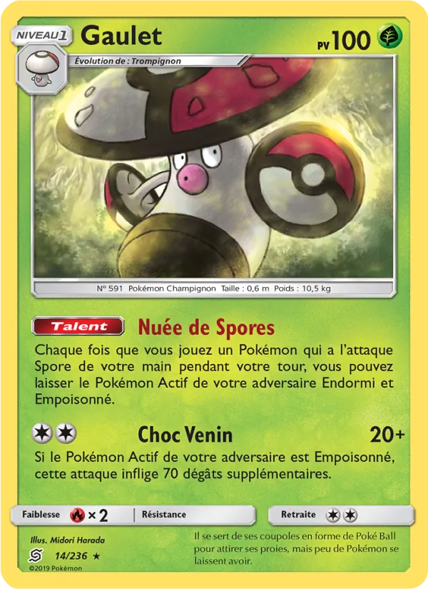 Carte Pokémon Gaulet de l'extension Harmonie des Esprits