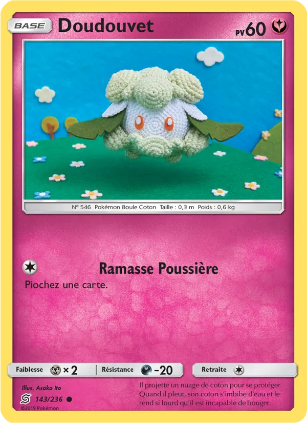 Carte Pokémon Doudouvet de l'extension Harmonie des Esprits