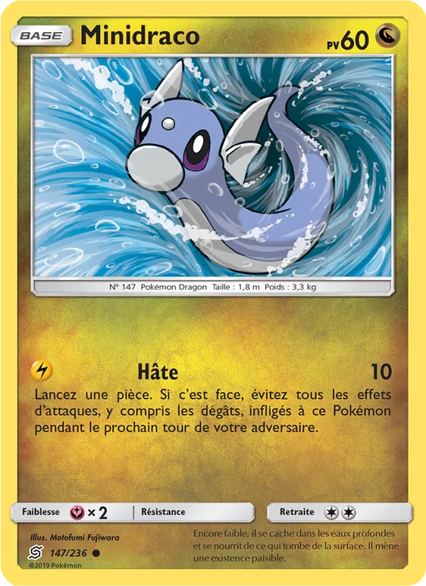 Carte Pokémon Minidraco de l'extension Harmonie des Esprits