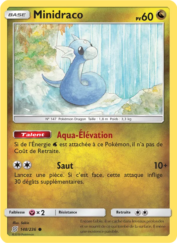Carte Pokémon Minidraco de l'extension Harmonie des Esprits