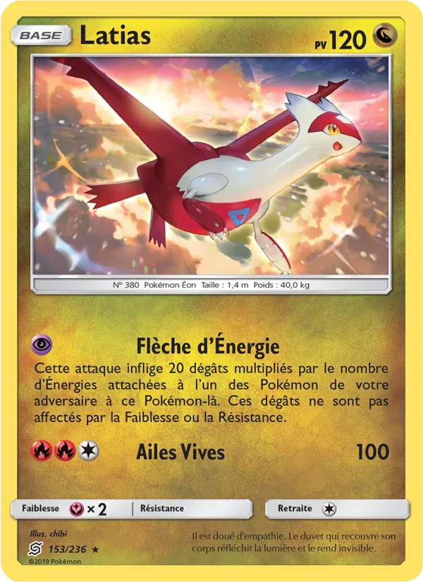 Carte Pokémon Latias de l'extension Harmonie des Esprits