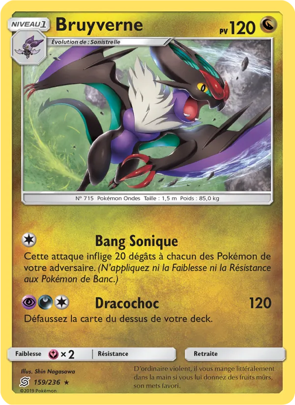 Carte Pokémon Bruyverne de l'extension Harmonie des Esprits