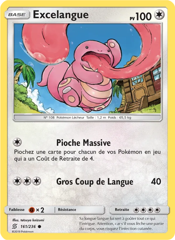 Carte Pokémon Excelangue de l'extension Harmonie des Esprits
