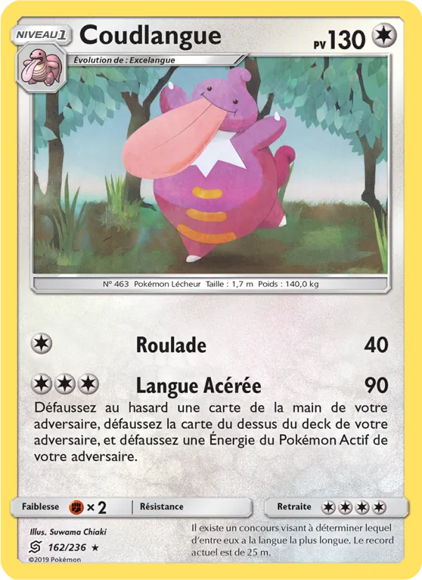 Carte Pokémon Coudlangue de l'extension Harmonie des Esprits