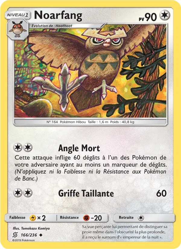 Carte Pokémon Noarfang de l'extension Harmonie des Esprits