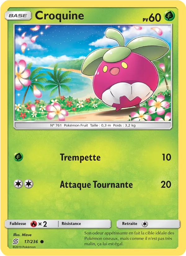 Carte Pokémon Croquine de l'extension Harmonie des Esprits