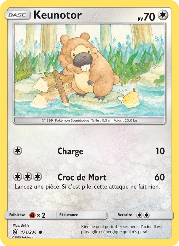 Carte Pokémon Keunotor de l'extension Harmonie des Esprits
