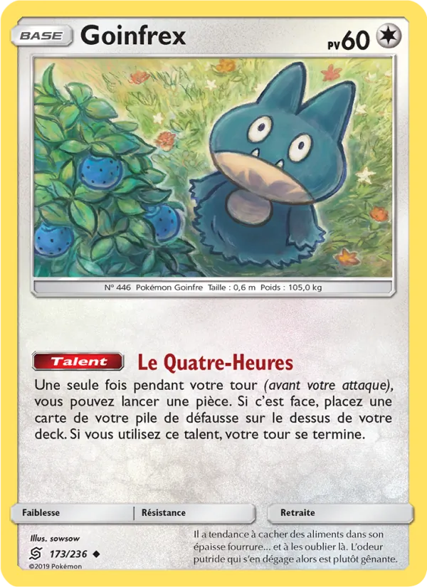 Carte Pokémon Goinfrex de l'extension Harmonie des Esprits