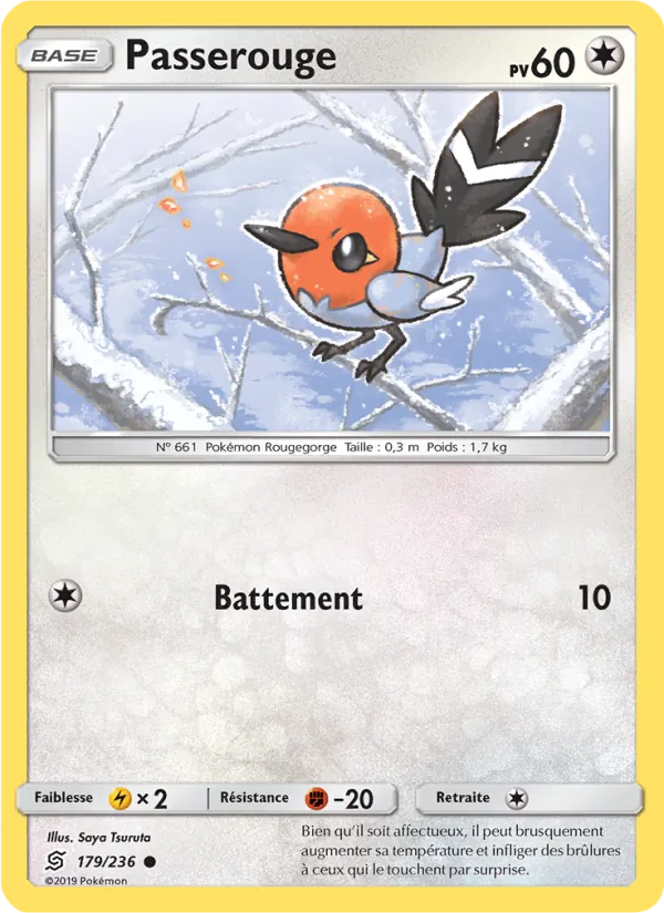 Carte Pokémon Passerouge de l'extension Harmonie des Esprits