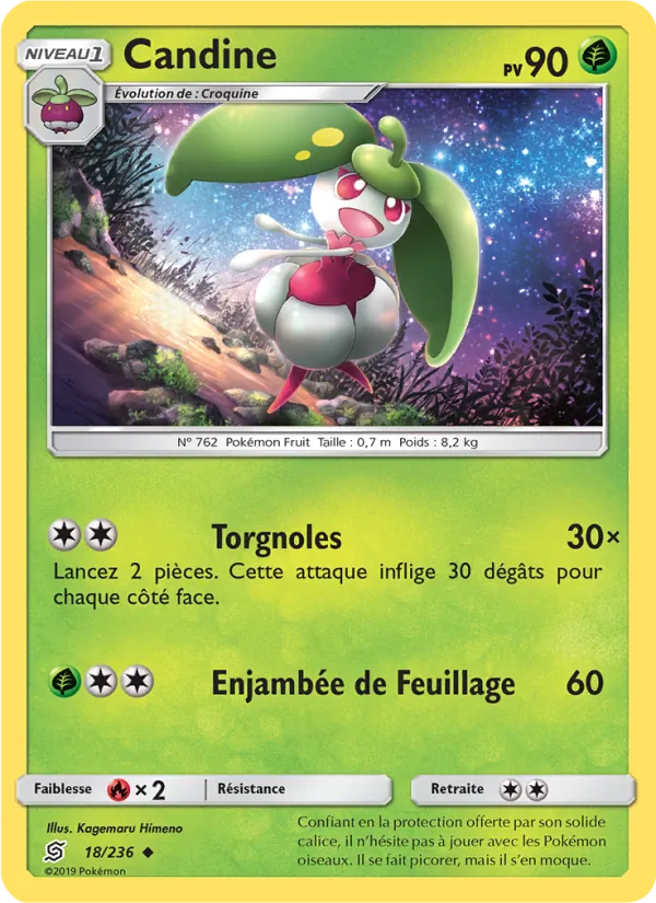 Carte Pokémon Candine de l'extension Harmonie des Esprits