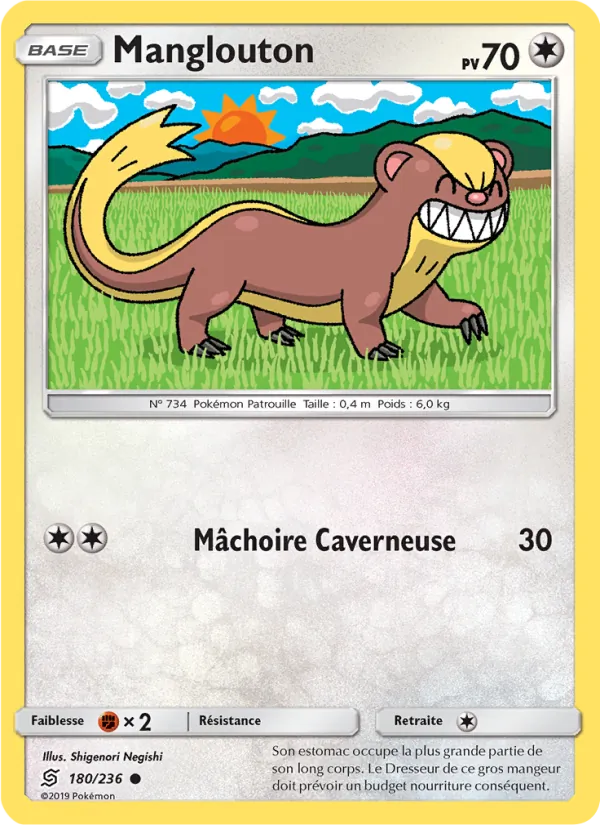 Carte Pokémon Manglouton de l'extension Harmonie des Esprits