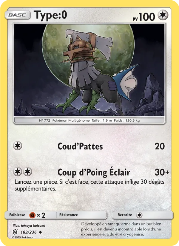 Carte Pokémon Type:0 de l'extension Harmonie des Esprits