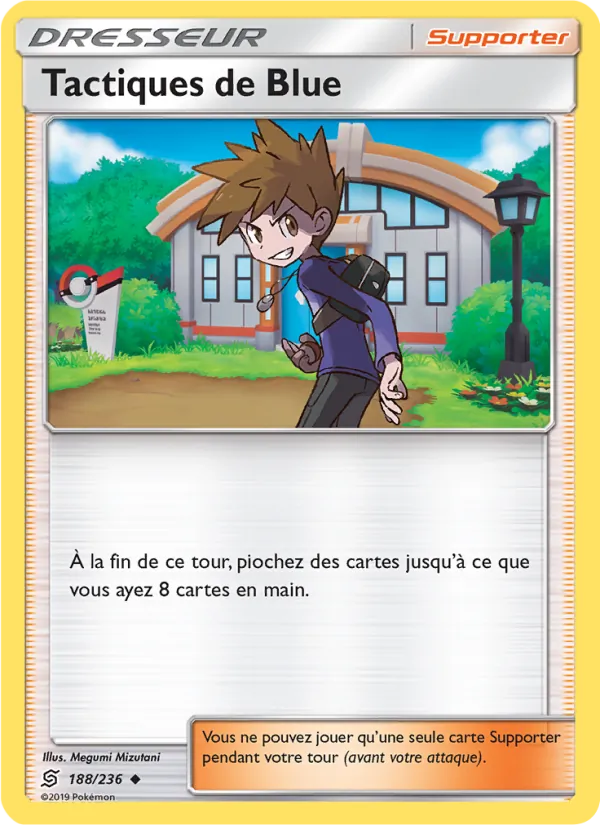 Carte Pokémon Tactiques de Blue de l'extension Harmonie des Esprits