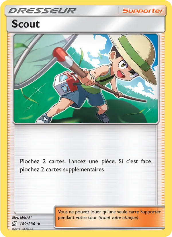 Carte Pokémon Scout de l'extension Harmonie des Esprits