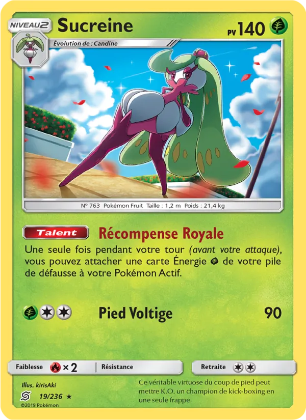Carte Pokémon Sucreine de l'extension Harmonie des Esprits