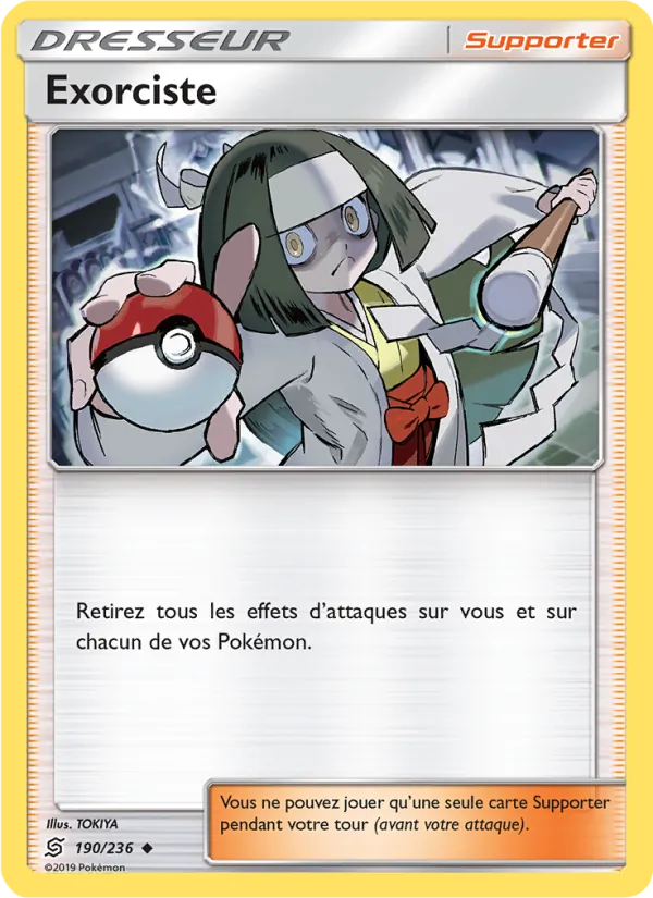Carte Pokémon Exorciste de l'extension Harmonie des Esprits