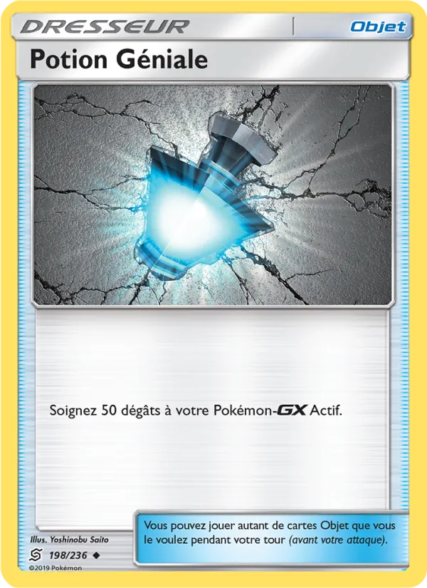 Carte Pokémon Potion Géniale de l'extension Harmonie des Esprits