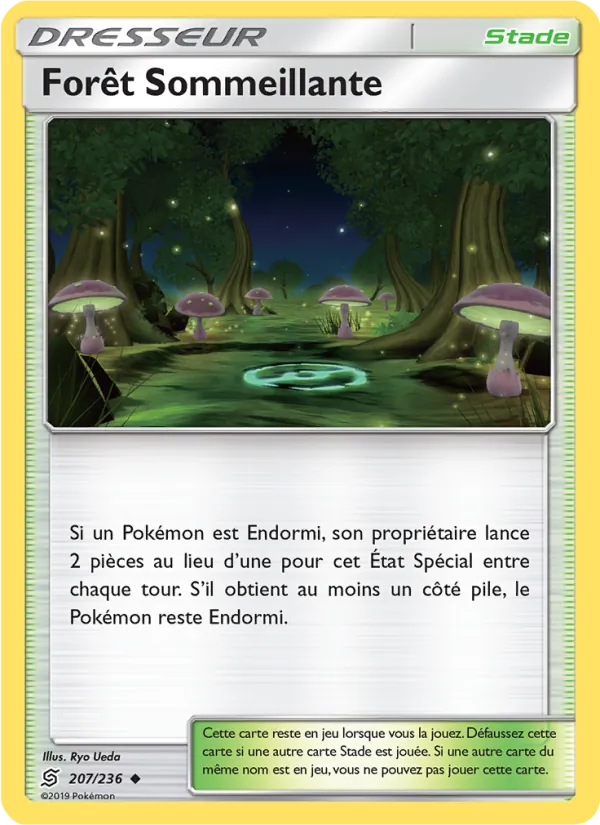 Carte Pokémon Forêt Sommeillante de l'extension Harmonie des Esprits