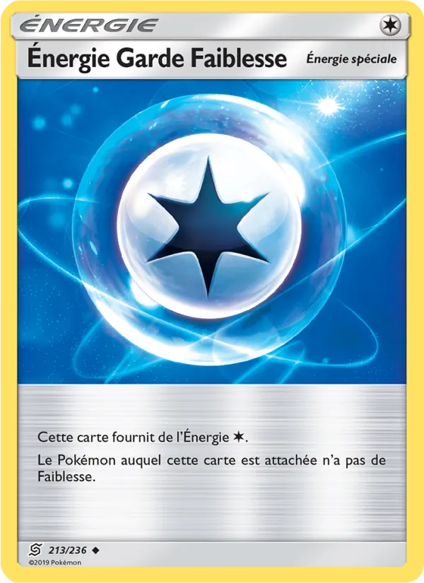 Carte Pokémon Énergie Garde Faiblesse de l'extension Harmonie des Esprits