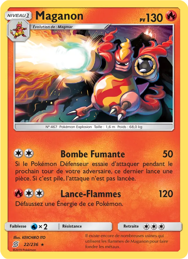Carte Pokémon Maganon de l'extension Harmonie des Esprits