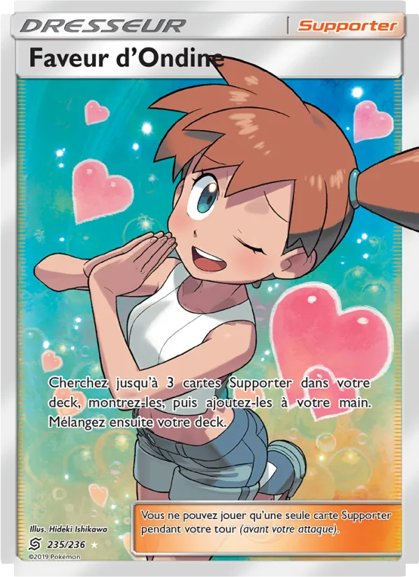 Carte Pokémon Faveur d’Ondine de l'extension Harmonie des Esprits