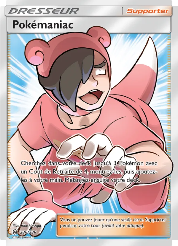 Carte Pokémon Pokémaniac de l'extension Harmonie des Esprits