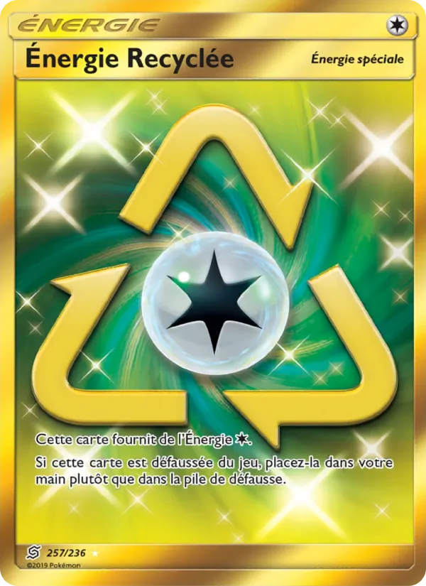 Carte Pokémon Énergie Recyclée de l'extension Harmonie des Esprits