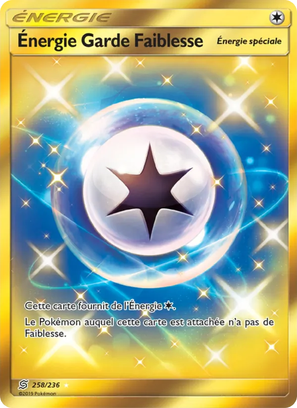 Carte Pokémon Énergie Garde Faiblesse de l'extension Harmonie des Esprits