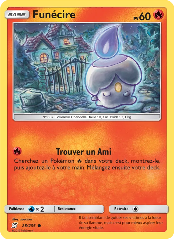 Carte Pokémon Funécire de l'extension Harmonie des Esprits