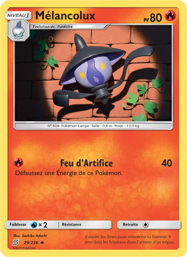 Carte Pokémon Mélancolux de l'extension Harmonie des Esprits