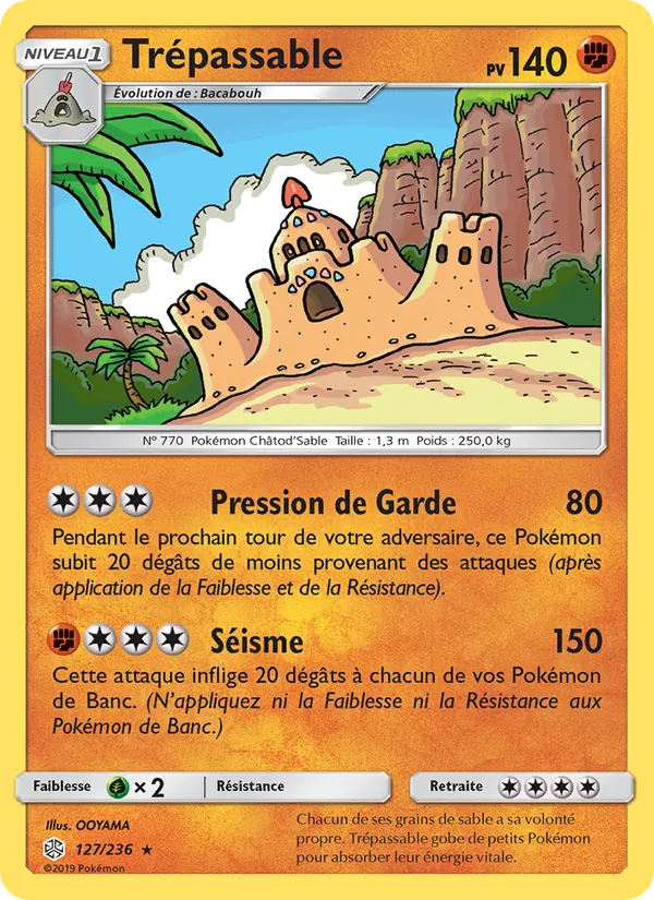 Carte Pokémon Trépassable de l'extension Éclipse Cosmique