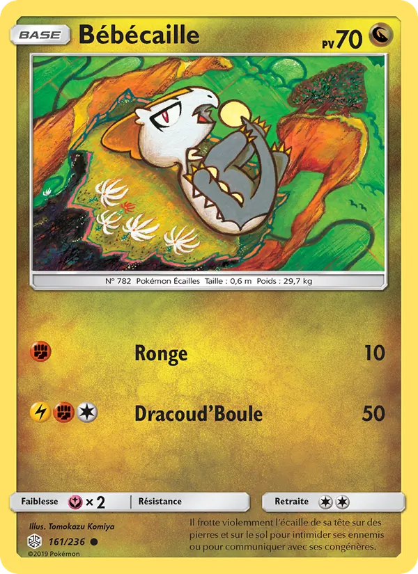 Carte Pokémon Bébécaille de l'extension Éclipse Cosmique