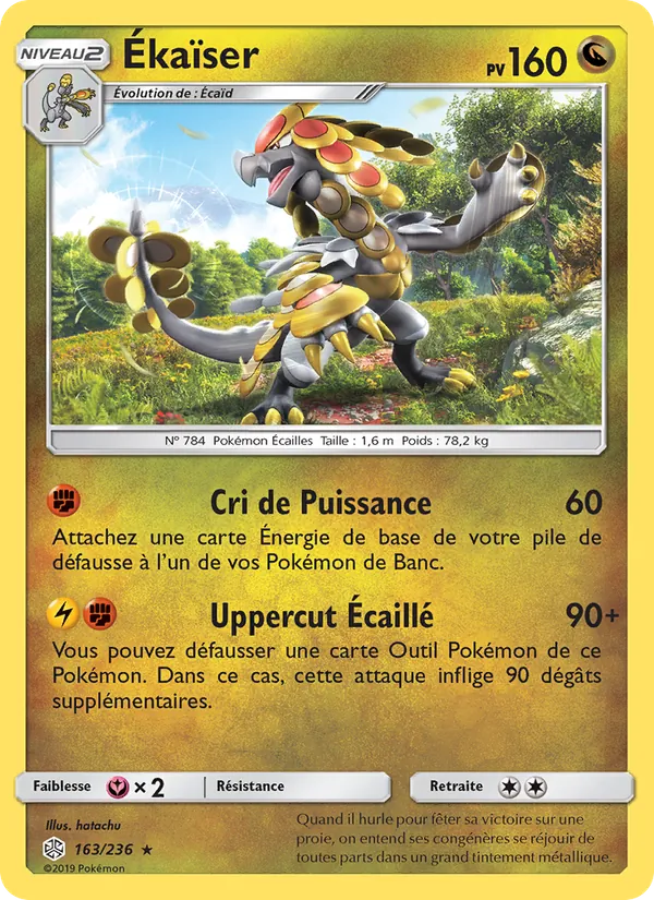 Carte Pokémon Ékaïser de l'extension Éclipse Cosmique