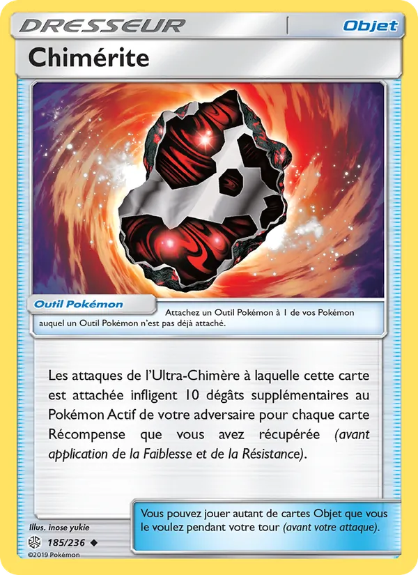 Carte Pokémon Chimérite de l'extension Éclipse Cosmique