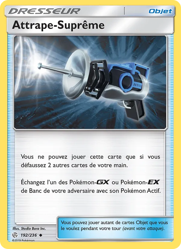 Carte Pokémon Attrape-Suprême de l'extension Éclipse Cosmique