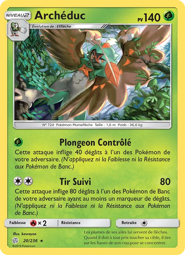 Carte Pokémon Archéduc de l'extension Éclipse Cosmique