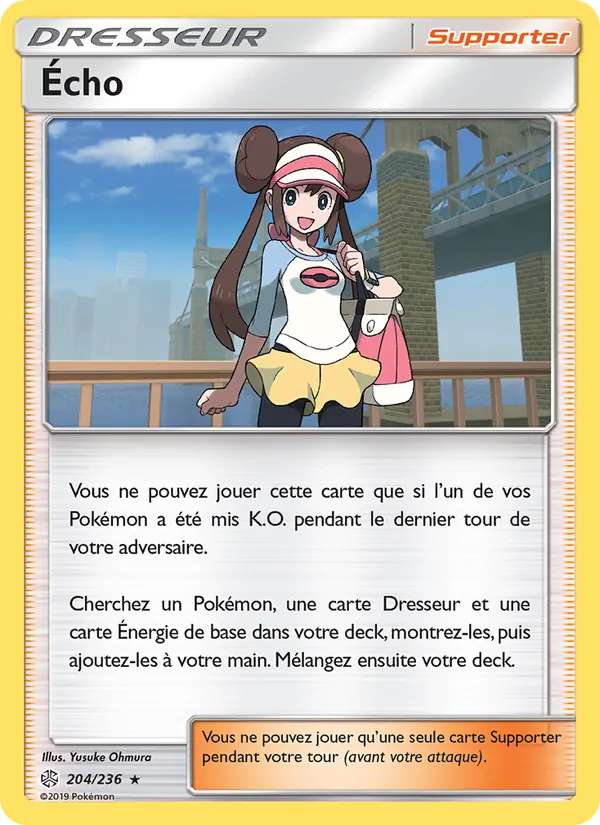 Carte Pokémon Écho de l'extension Éclipse Cosmique