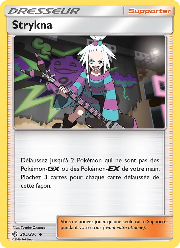 Carte Pokémon Strykna de l'extension Éclipse Cosmique