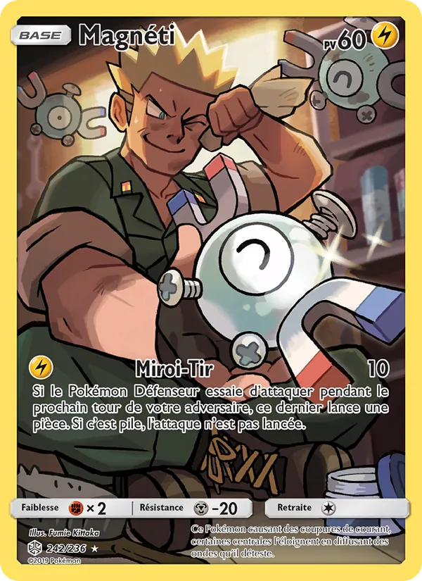 Carte Pokémon Magnéti de l'extension Éclipse Cosmique