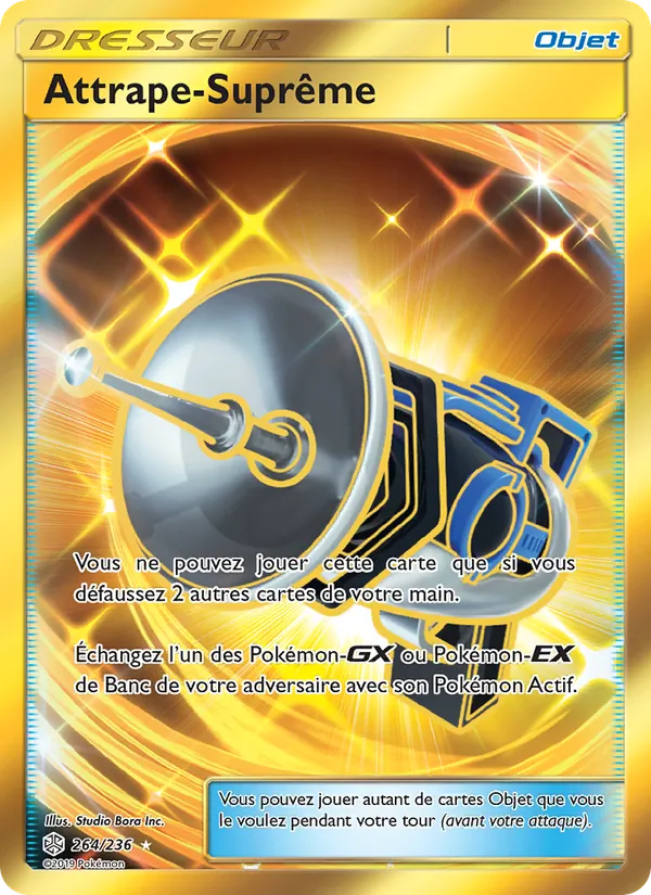 Carte Pokémon Attrape-Suprême de l'extension Éclipse Cosmique