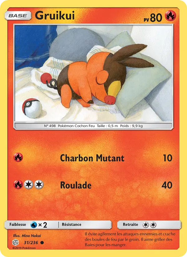 Carte Pokémon Gruikui de l'extension Éclipse Cosmique